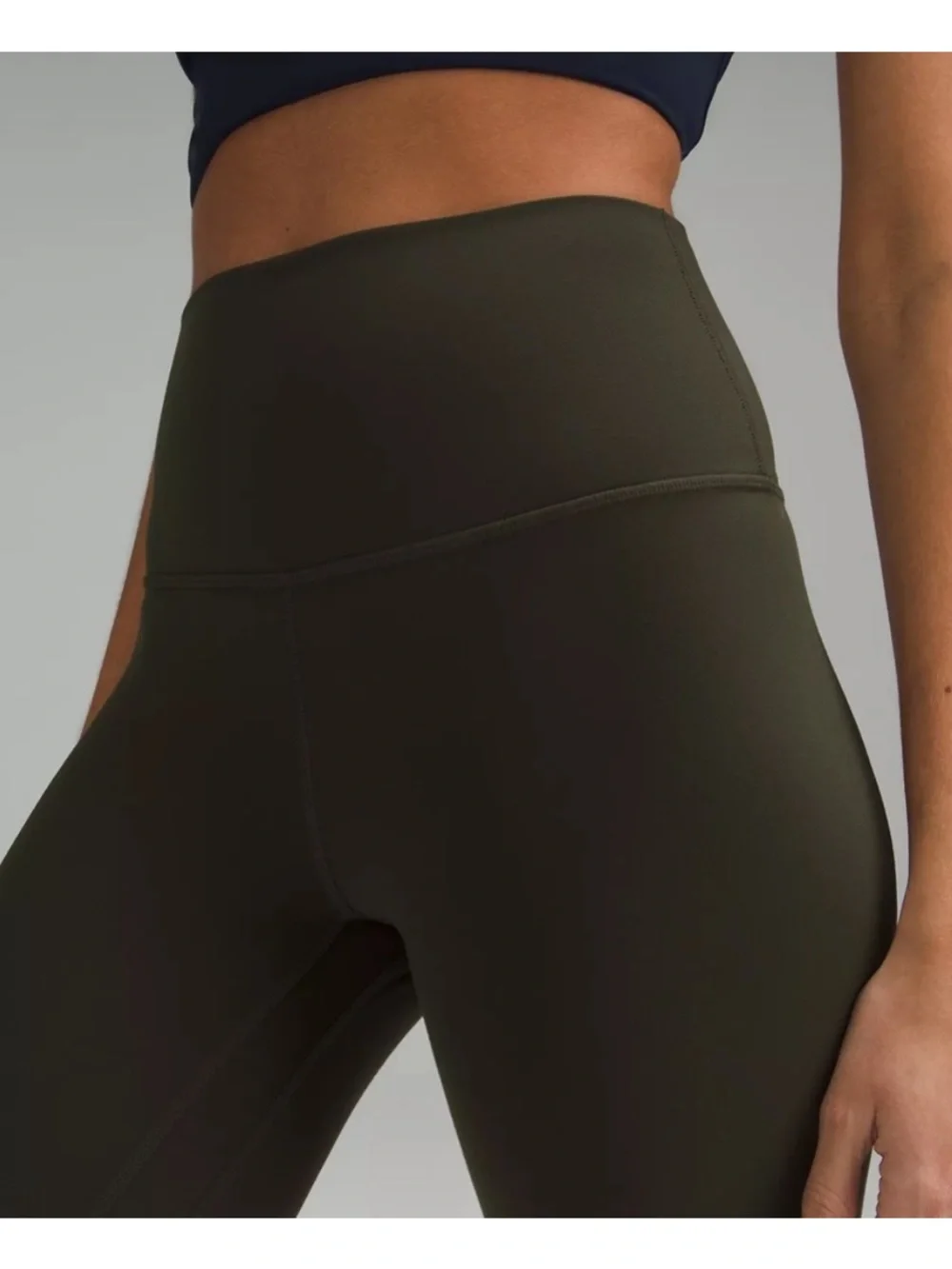 Lululemon align high rise leggings dark olive 6